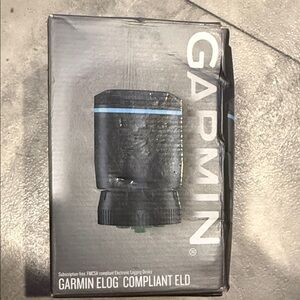 Garmin ELOG Device with Black and Blue Design